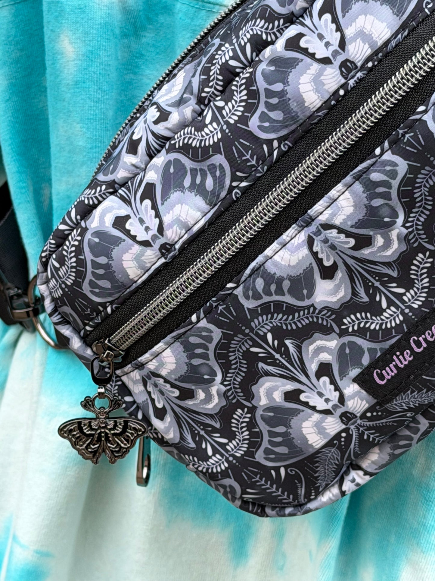 Monochrome Moths |Crossbody|Rayna Sling|