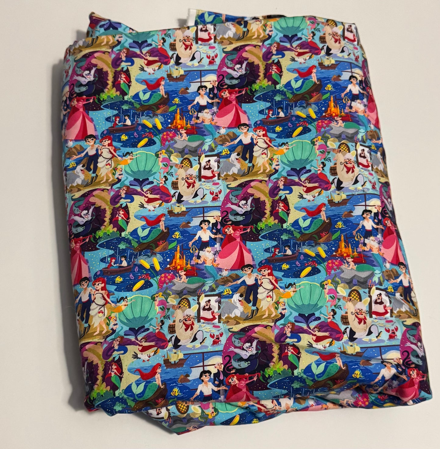 Tiny Scale Little Mermaid Woven Fabric