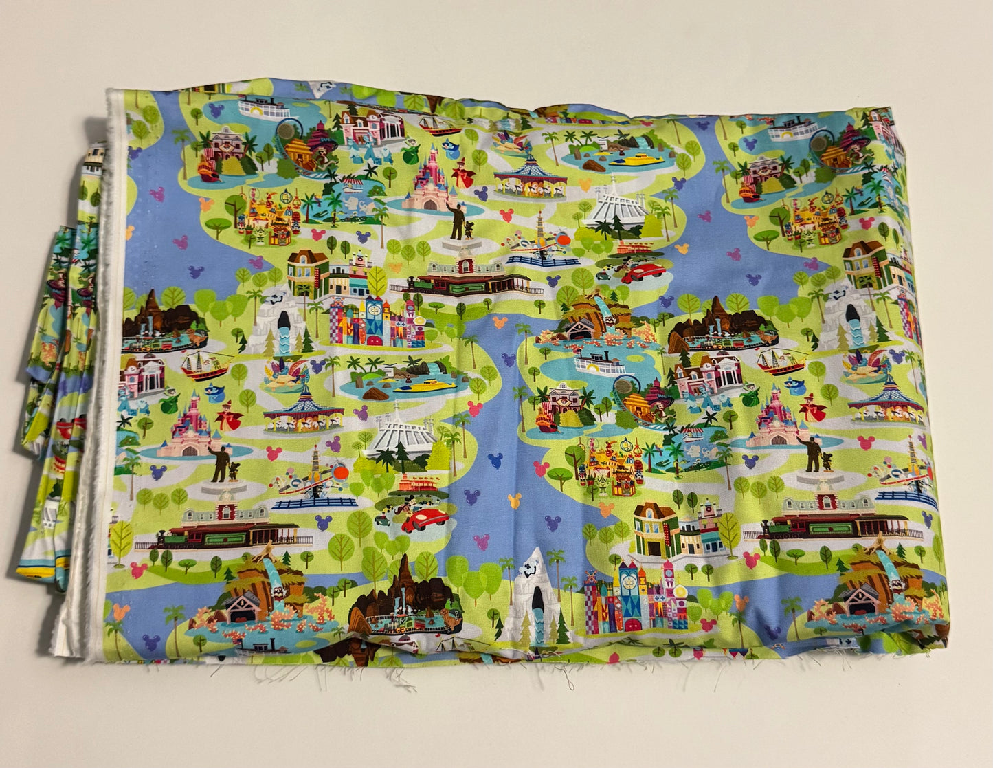 Magic Map Woven Fabric Tiny Scale