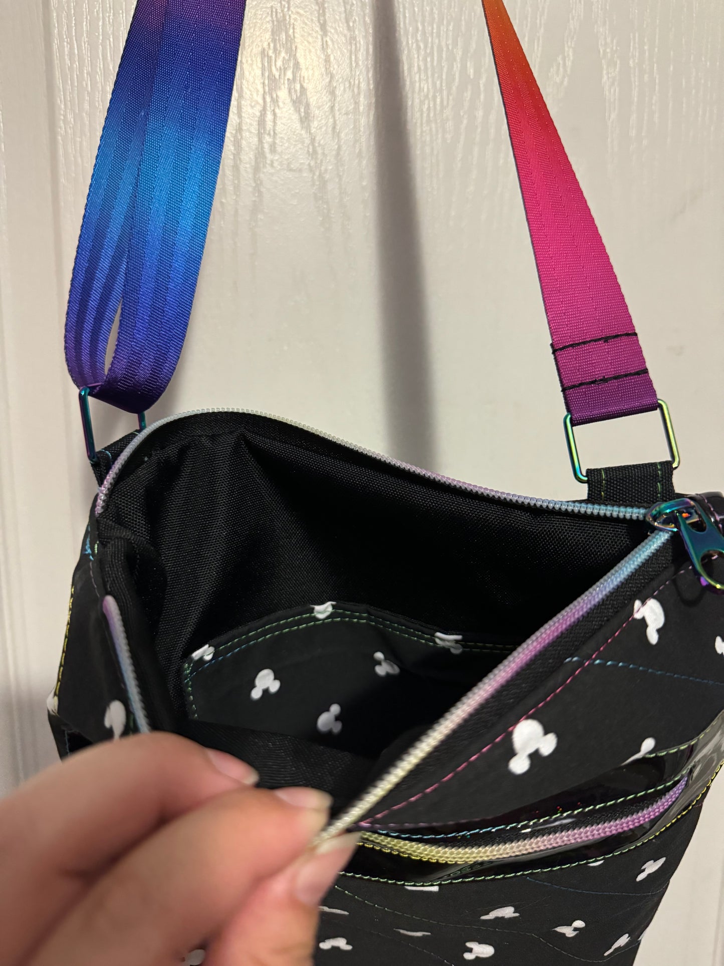 Mouse Quilted Crossbody