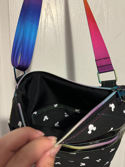 Mouse Quilted Crossbody