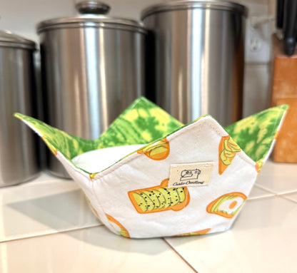 Avocado Toast Reversible Bowl Cozy Microwave Safe