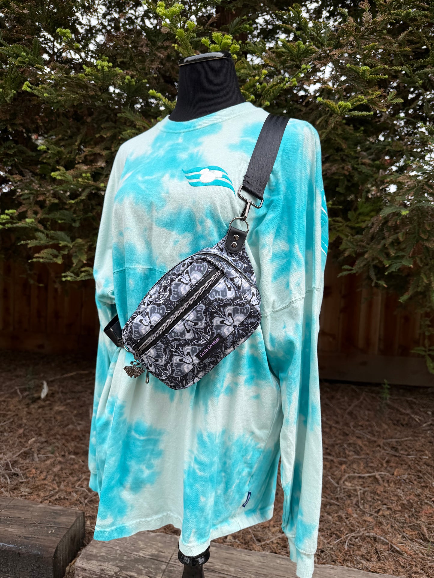 Monochrome Moths |Crossbody|Rayna Sling|
