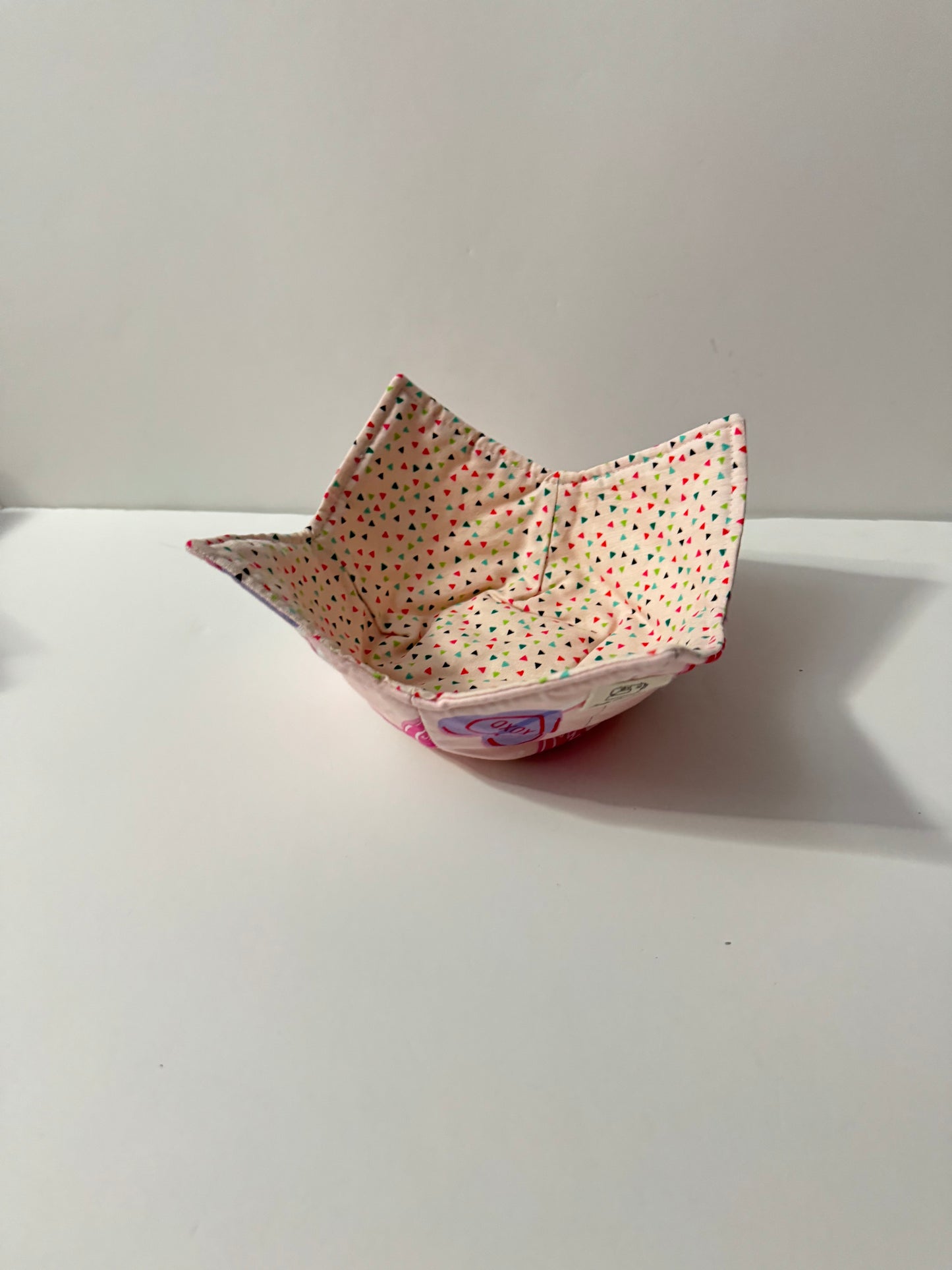 Valentine Bowl Cozie | 100% Cotton | Reversible