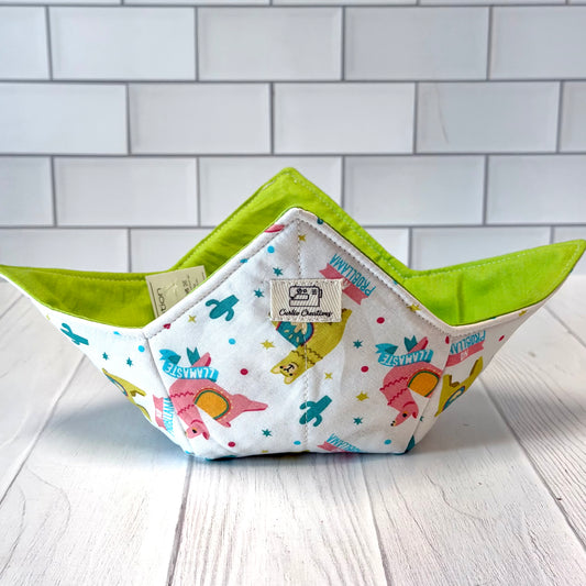 Llamaste Reversible Bowl Cozy Microwave Safe