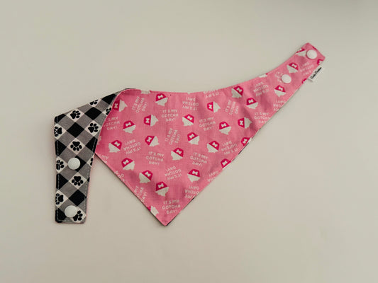 Pink Gotcha Day - Pet Bandanna