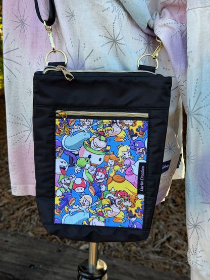 Galaxy || Panel Crossbody Bag