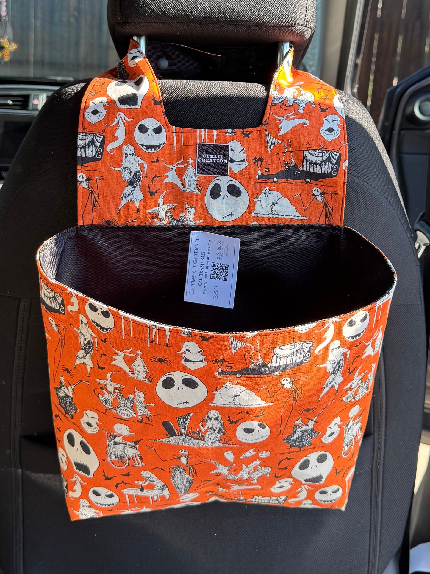 Orange NBC - Car Trash Bag