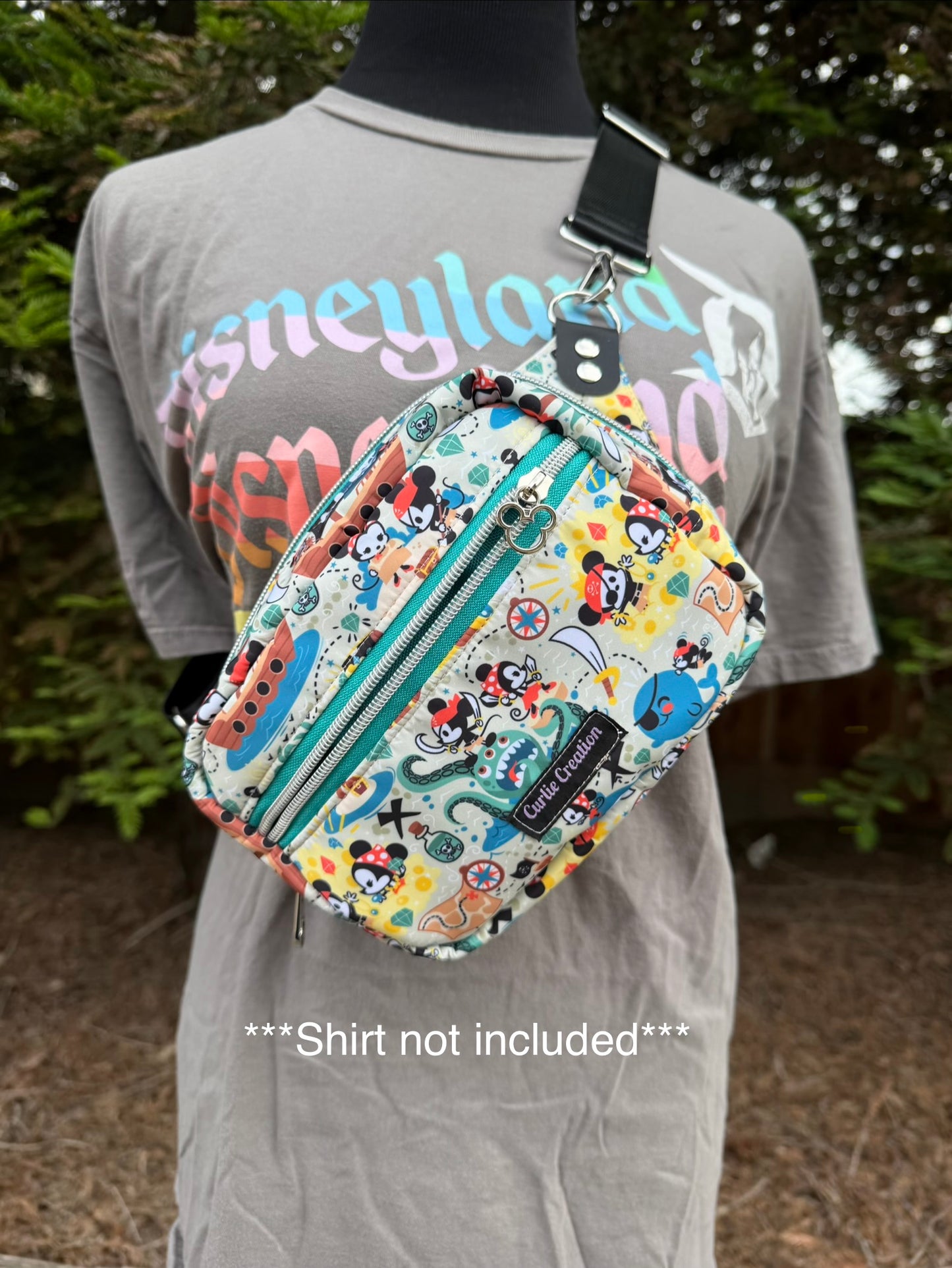 Pirate Mouse Tan |Crossbody|Rayna Sling