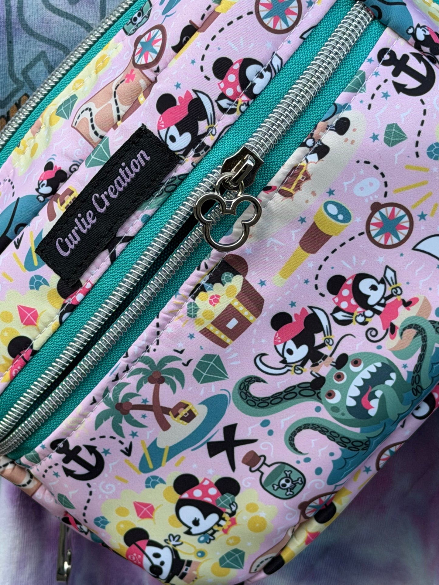 Pirate Mouse Pink |Crossbody|Rayna Sling