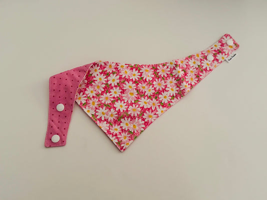 Pink Daisies- Pet Bandanna