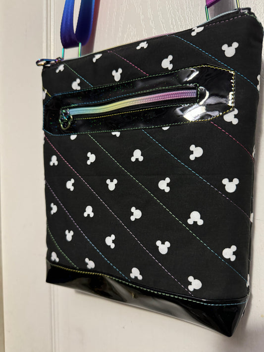 Mouse Quilted Crossbody