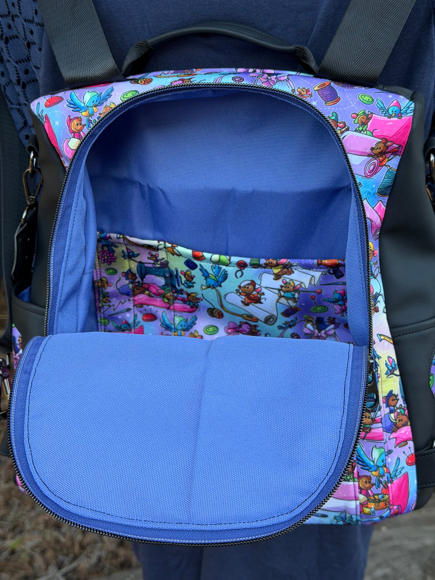 Magical Mice Backpack | Guardian | Anti Theft | Park Bag |Lightweight Hands Free Travel Bag