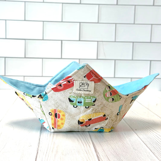 Campers Reversible Bowl Cozy Microwave Safe