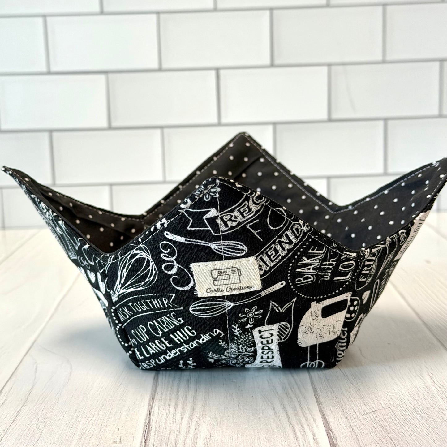 Recipe of Friendship Reversible Bowl Cozy Microwave Safe