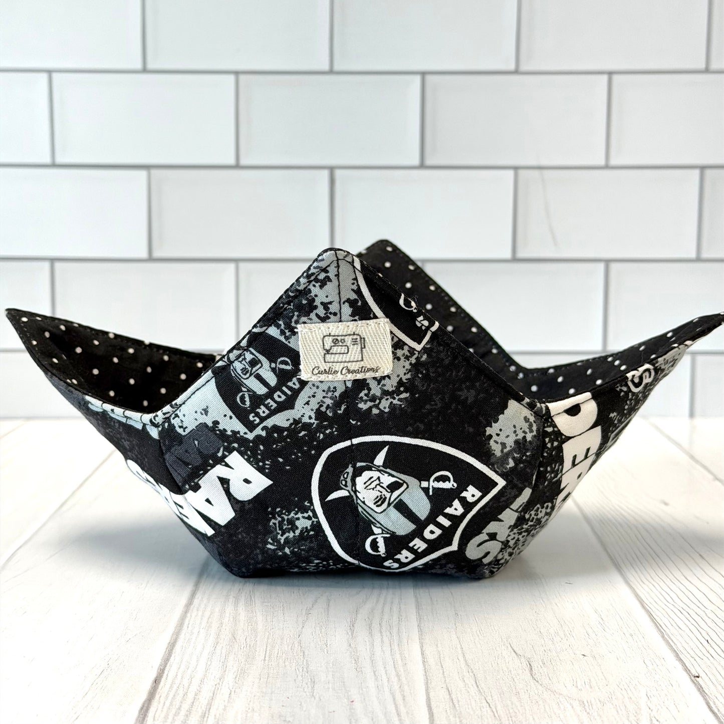 Raiders Reversible Bowl Cozy Microwave Safe