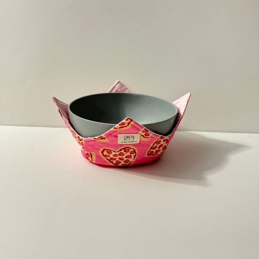 Valentine Bowl Cozie | 100% Cotton | Reversible