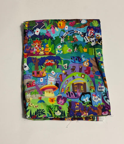 Wonderland Woods Large & Tiny Scale Woven Fabric