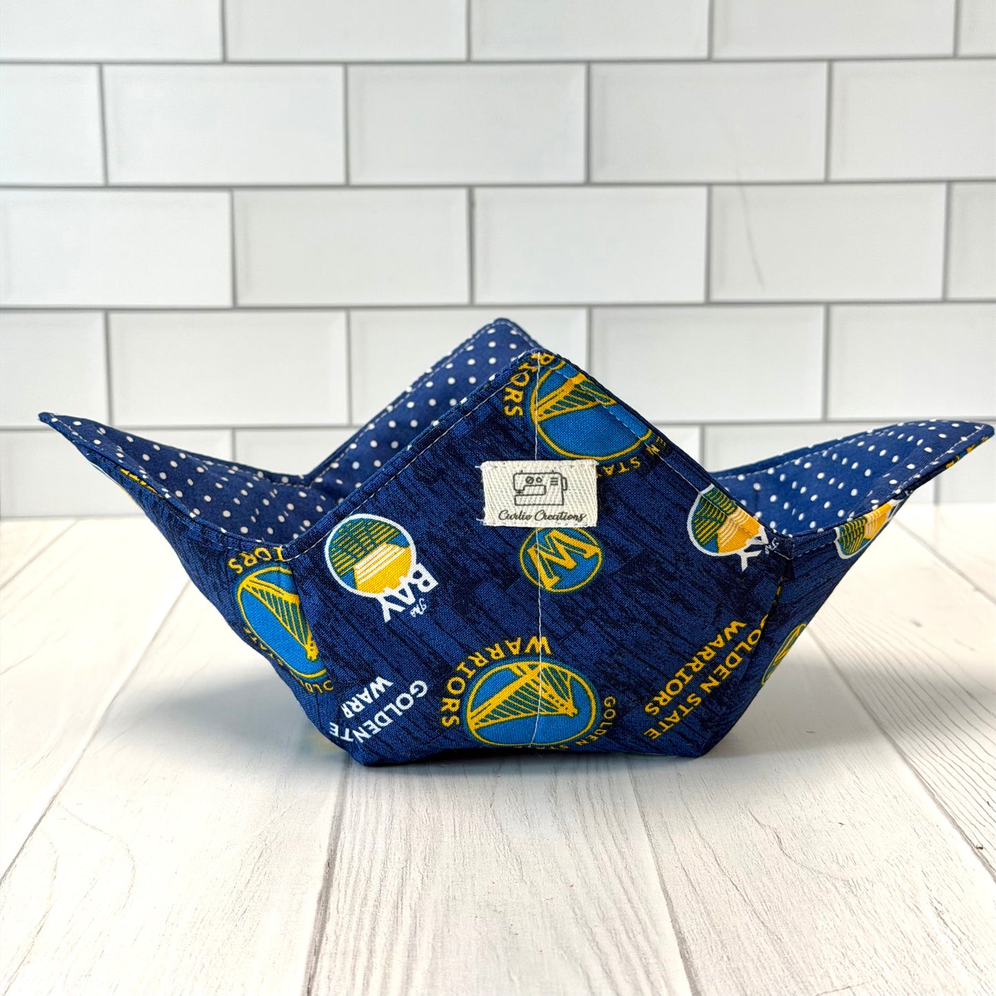 Golden State Reversible Bowl Cozy Microwave Safe