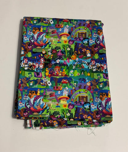 Wonderland Woods Large & Tiny Scale Woven Fabric
