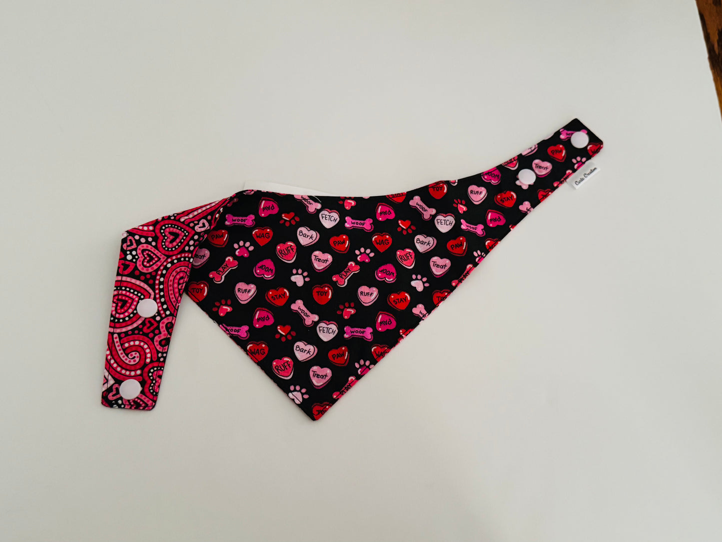Candy Hearts- Pet Bandanna
