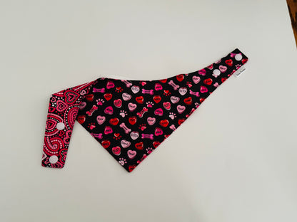 Candy Hearts- Pet Bandanna