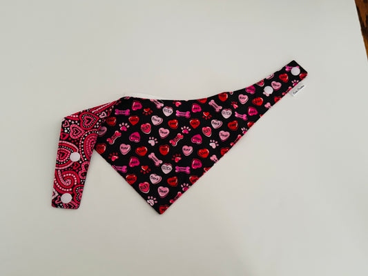 Candy Hearts- Pet Bandanna
