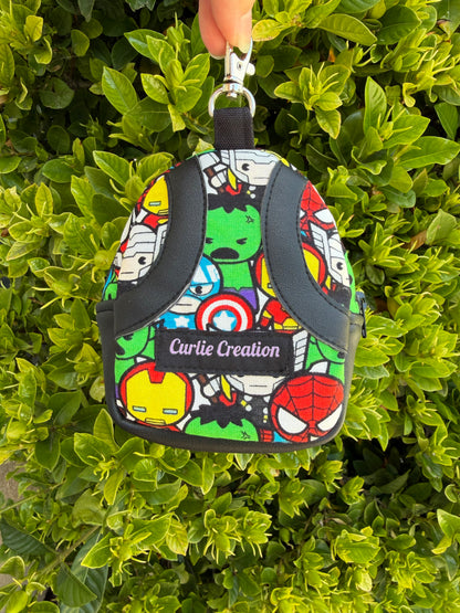 Hero’s Backpack Keychain- Bitty Bug Backpack - Mini Bag