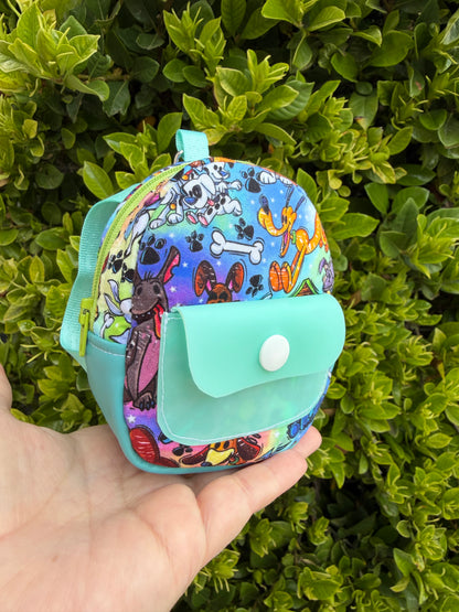 D Dogs Backpack Keychain- Bitty Bug Backpack - Mini Bag
