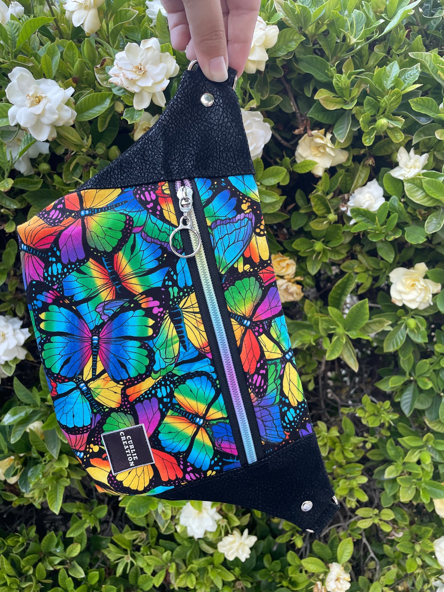 Rainbow Butterflies Fanny Pack / Bum Bag