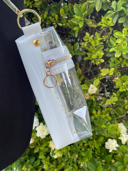 White & Gold stars Babi Boxy Crossbody