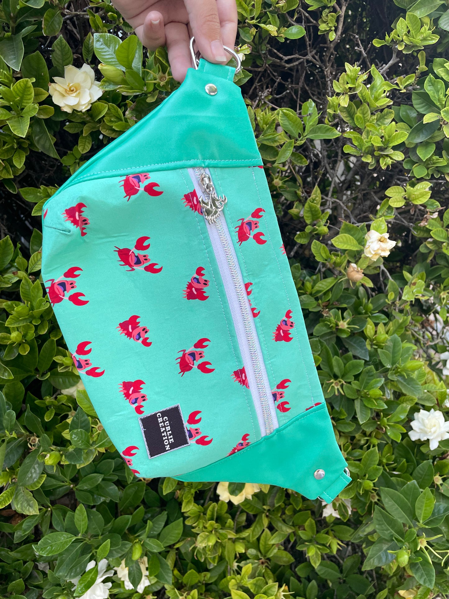 Mint Crab Fanny Pack / Bum Bag