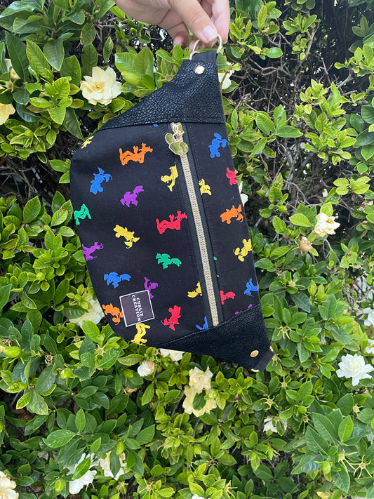 Rainbow Silhouette Fanny Pack / Bum Bag