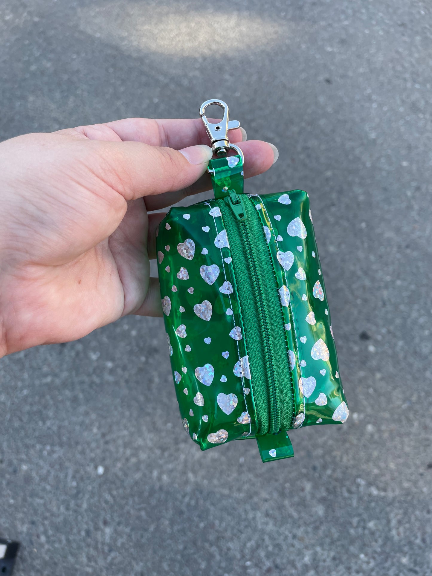 Clear Love Coin Pouch