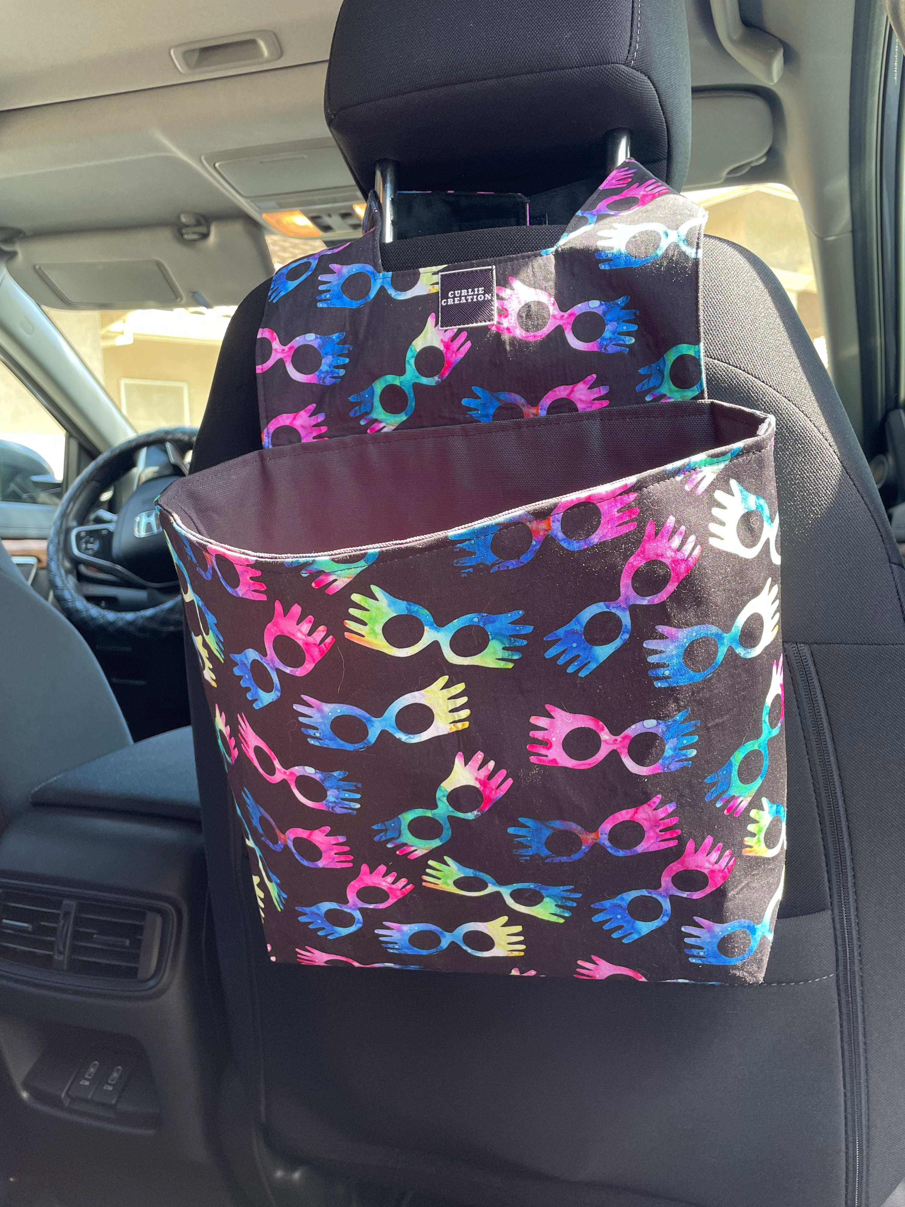 Car Trash Bag, Car Accessories, Western Car Accessories for Women, Purple  Trash Bag, Indian Designs Bag, Truck Accessories,washable Bag 