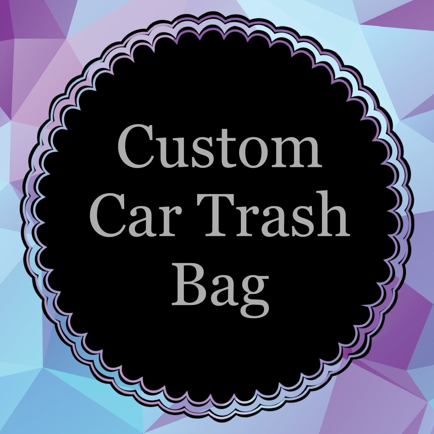 Custom Fabric - Car Trash Bag