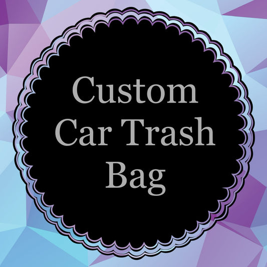 Custom Fabric - Car Trash Bag