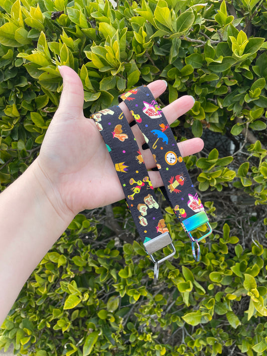 Wonderland Wristlet Keychain